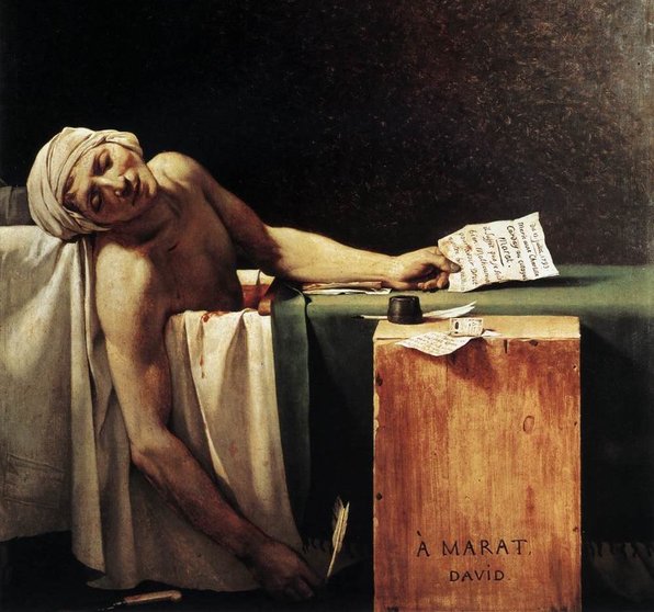 Marat fue uno de los iconos de la Revolución Francesa.