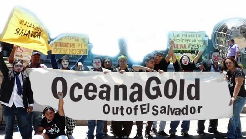 Protesta contra Oceana Gold