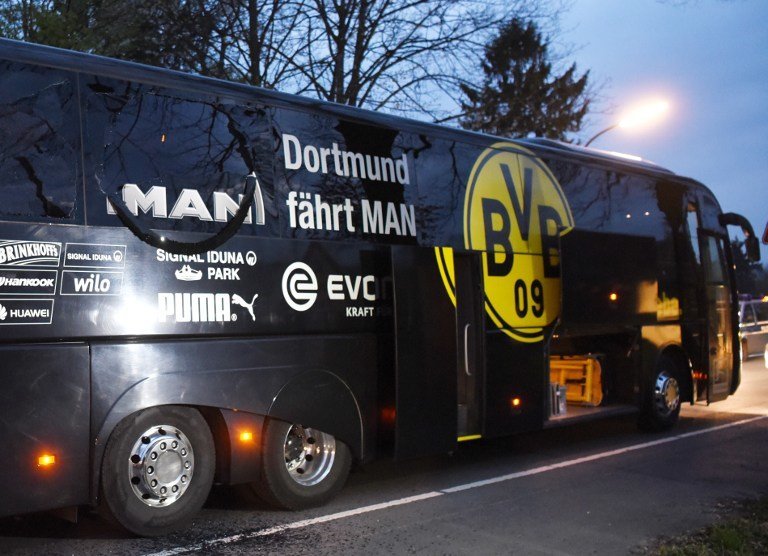 Ataque con bomba a bus del Borussia Dortmund