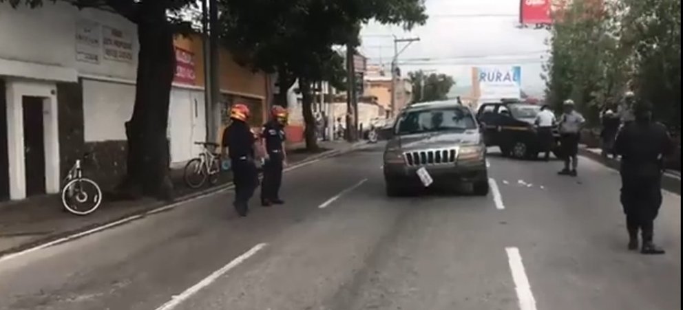 Conductor atropelló a seis personas en Guatemala
