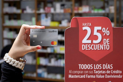 Davivienda FARMAVALUE y Mastercard presentan su nueva tarjeta de crédito para compras en Farmacia FarmaValue en Santa Elena, Antiguo Cuscatlán, El Salvador, el 17 de Octubre de 2017.
Foto DAVIVIENDA/Salvador MELENDEZ