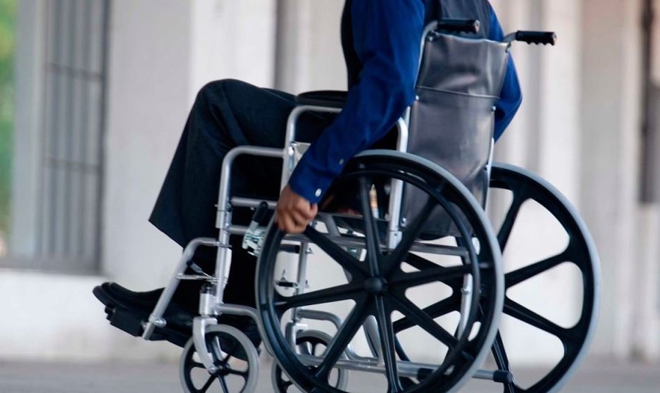 Discapacitado silla de ruedas