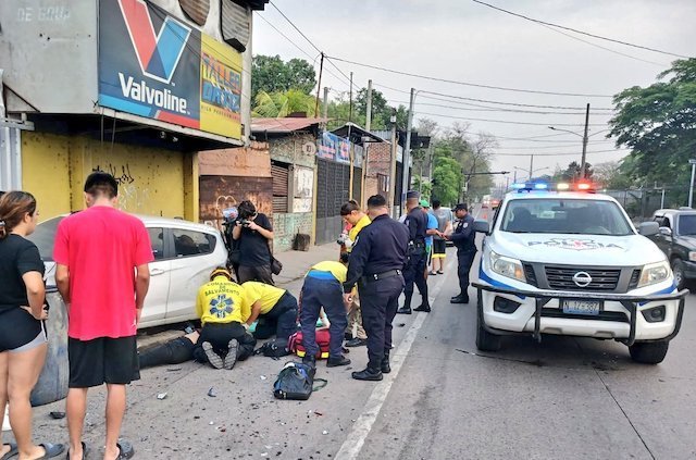 Motociclista fallecido troncal del norte Ciudad Delgado 28-04-2024