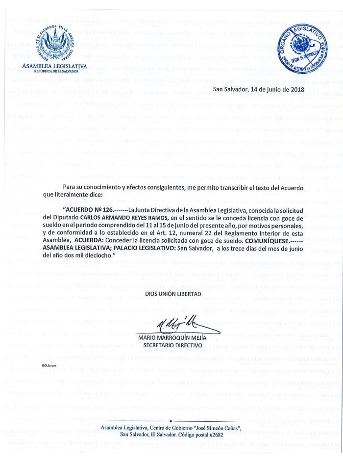 Permiso Carlos Reyes