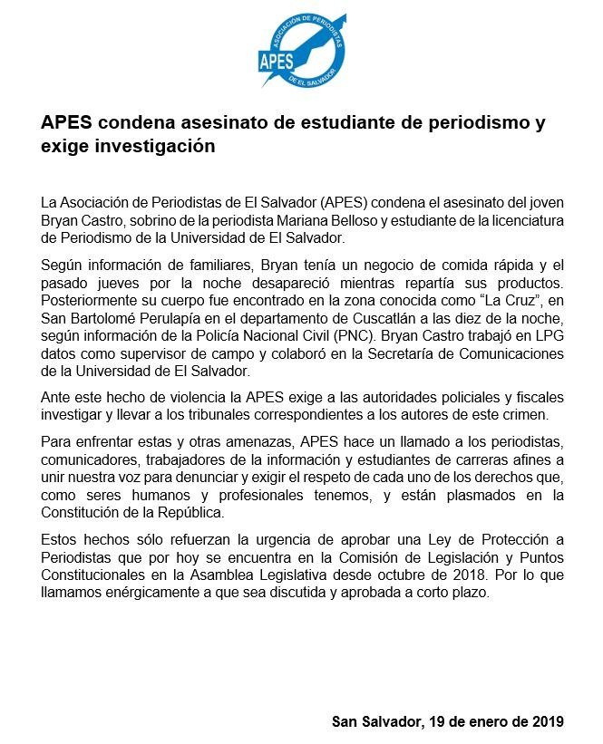 APES COMUNICADO