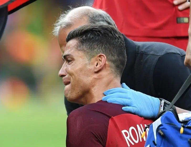Cristiano Ronaldo lesi&oacute;n4