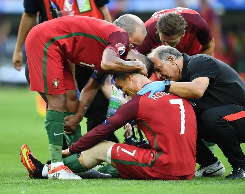 Cristiano Ronaldo lesi&oacute;n5