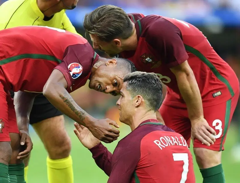 Cristiano Ronaldo lesi&oacute;n6