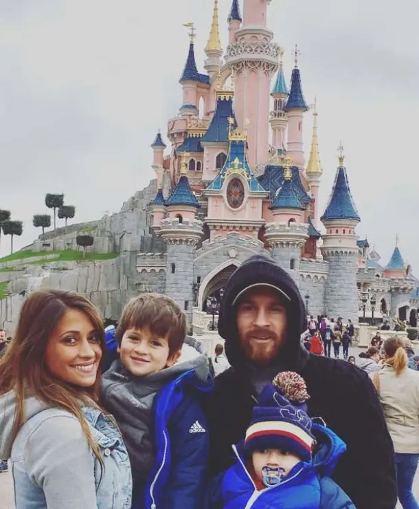 Lionel Messi y Antonella Rocuzzo