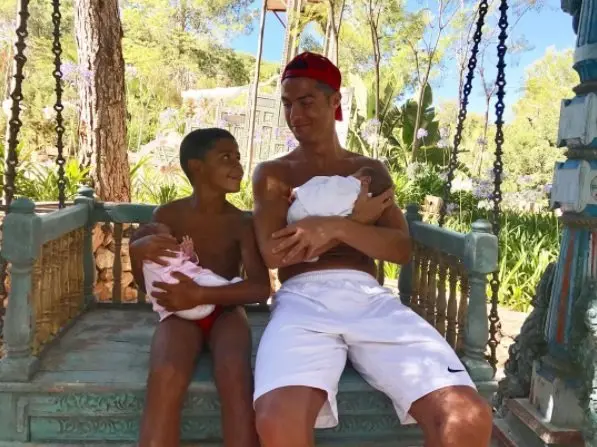Cristiano Ronaldo de vacaciones