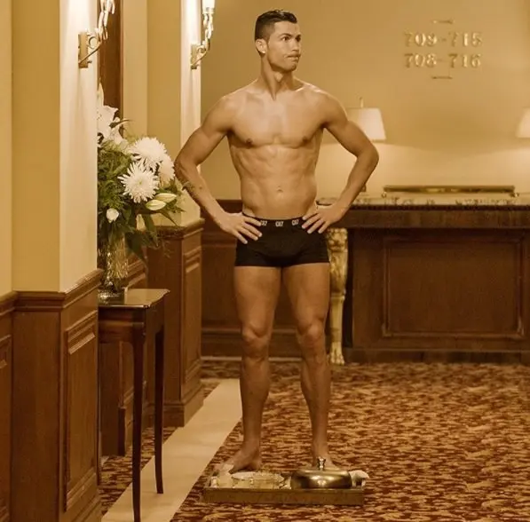 Cristiano Ronaldo de vacaciones