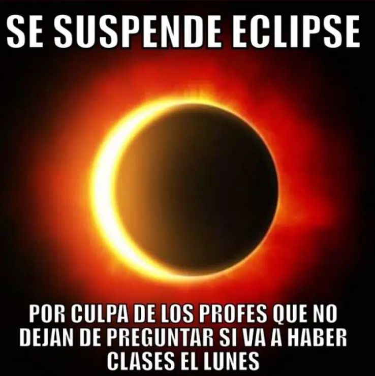 Memes del eclipse