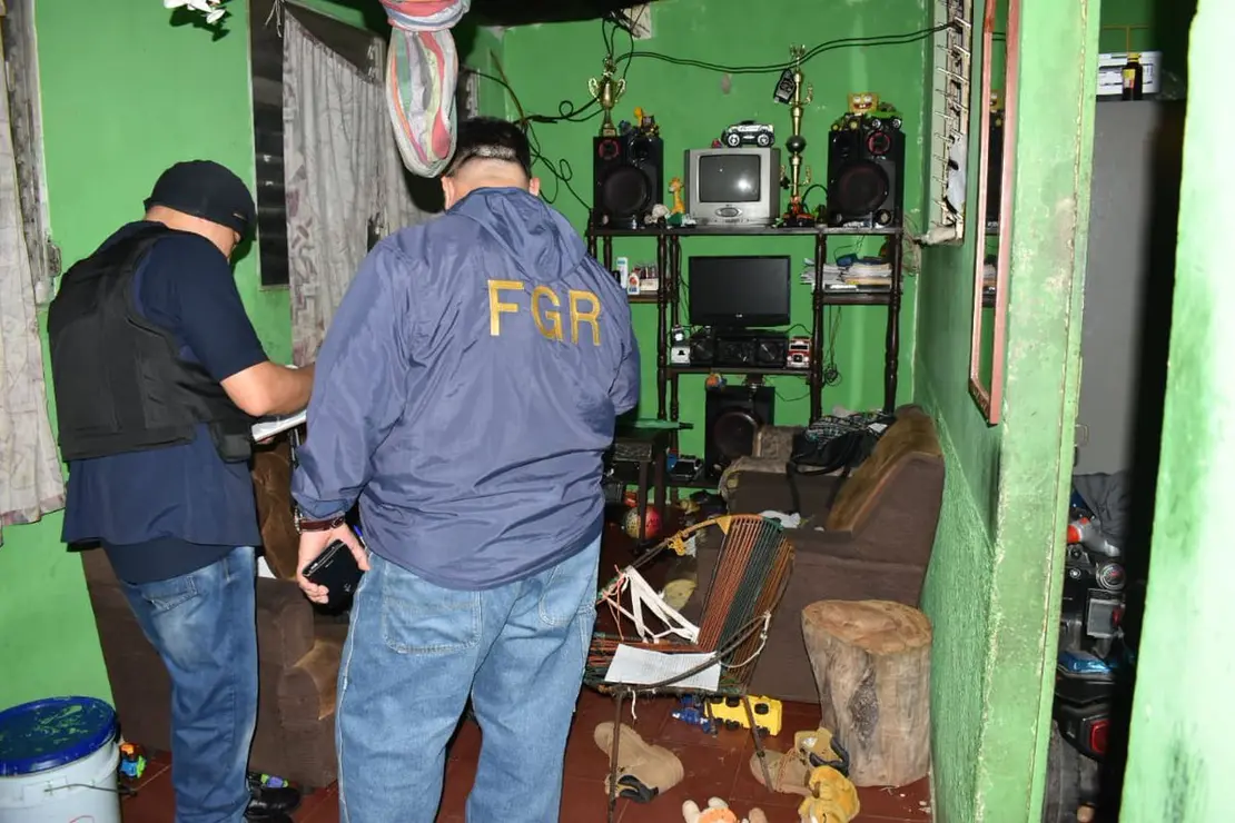 Parte de las incautaciones