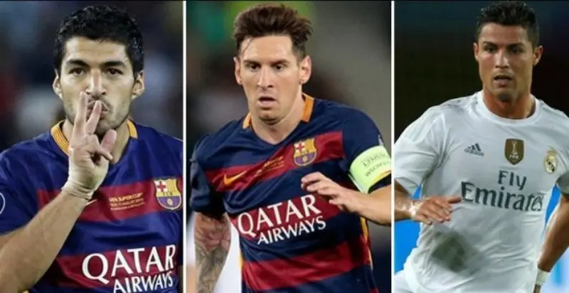 Su&aacute;rez, Messi, Ronaldo