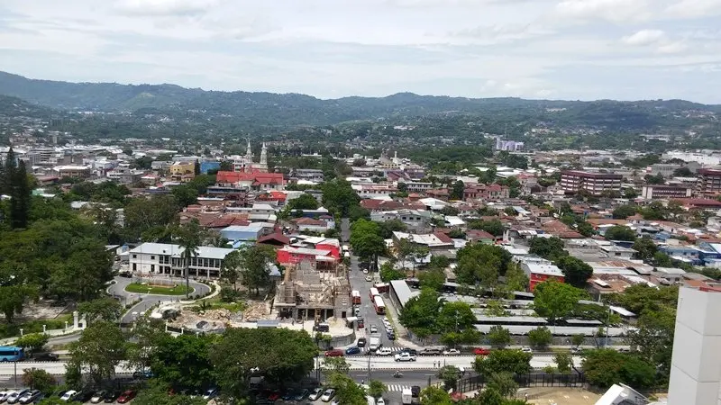 Centro de San Salvador panor&aacute;mica