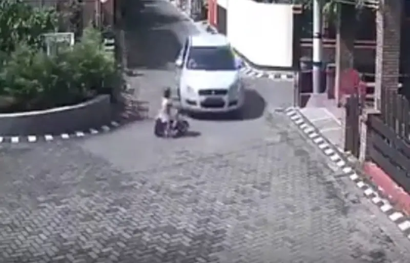 Ni&ntilde;a atropellada