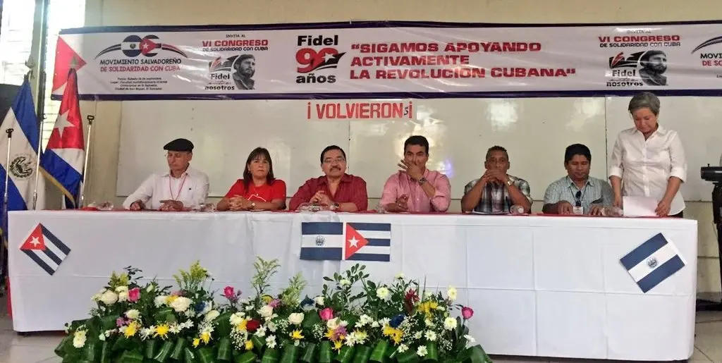 mesa solidarios con cuba
