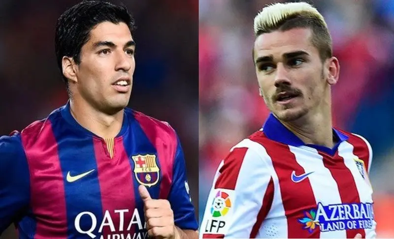 Su&aacute;rez Griezmann