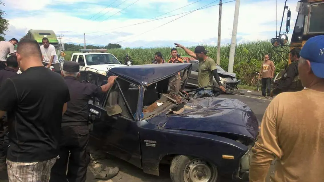 Accidente de tr&aacute;nsito Aguilares