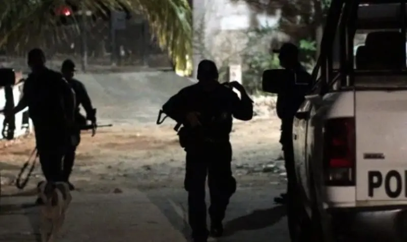 Operativo polic&iacute;a en M&eacute;xico