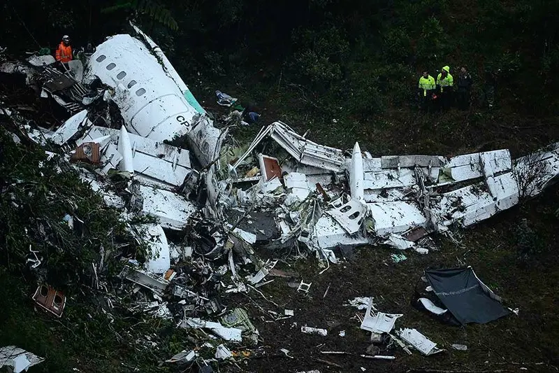 Accidente a&eacute;reo Colombia