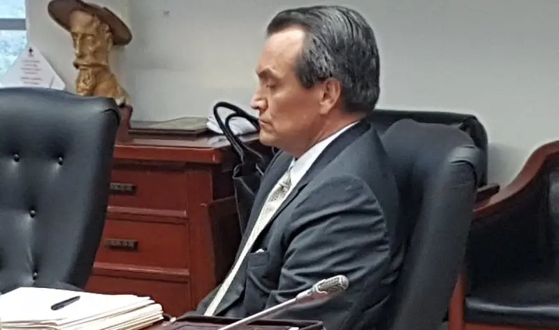 Atilio Ben&iacute;tez durante comisi&oacute;n de antejuicio.