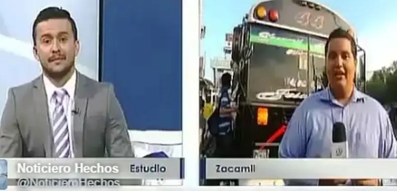 N&eacute;stor Hern&aacute;ndez es golpeado por bus de la 44