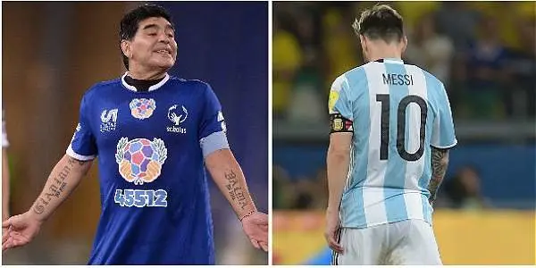 maradona messi