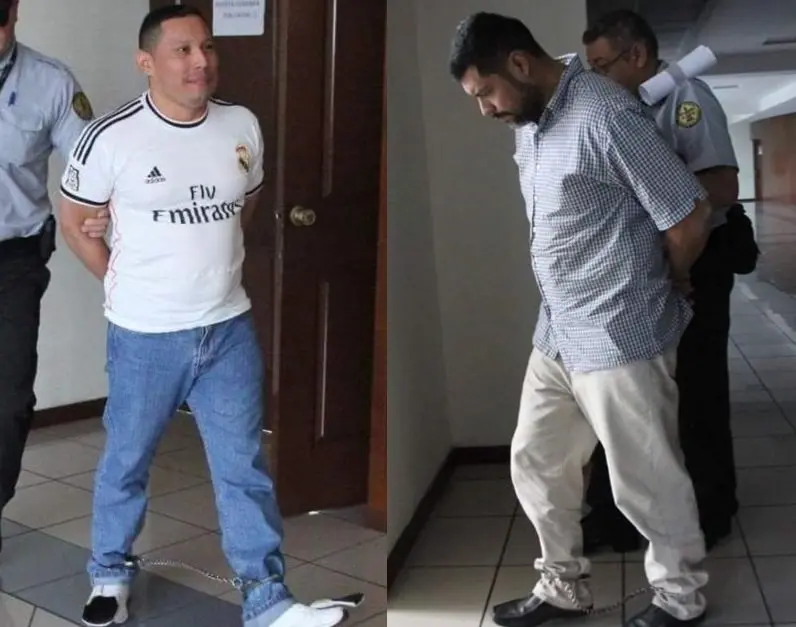 polic&iacute;as capturados