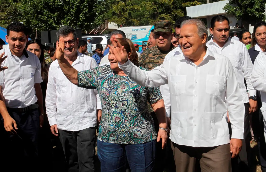 Presidente S&aacute;nchez Cer&eacute;n y primera dama, Margarita de S&aacute;nchez (1)