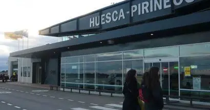 Aeropuerto de Huesca, Espa&ntilde;a.