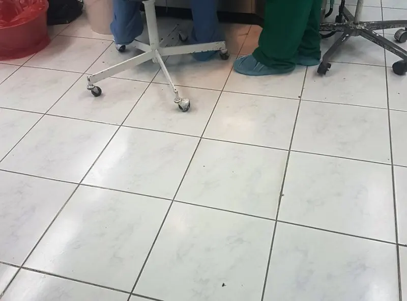 Hay plaga de moscas en los quir&iacute;fanos de uno de los hospitales salvadore&ntilde;os m&aacute;s concurridos. Foto: doctor Milton Brizuela.