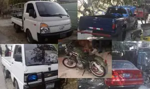 foto de carros decomisados