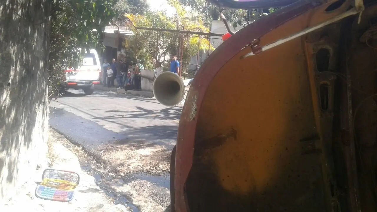 Pipa vuelca Boquer&oacute;n