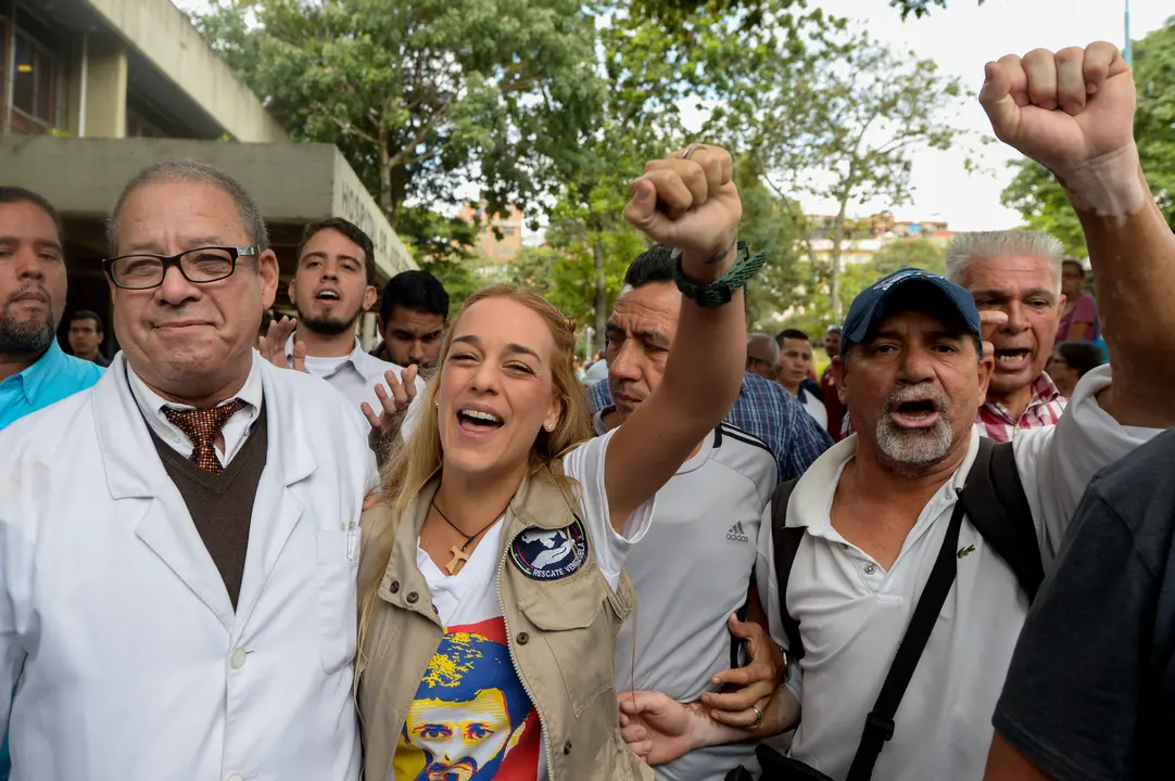Lilian Tintori, esposa de Leopoldo L&oacute;pez