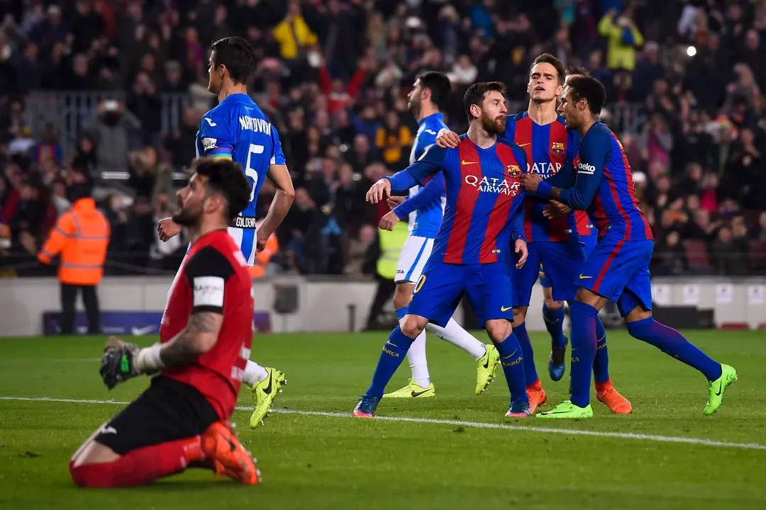 Barcelona venci&oacute; 2-1 al Legan&eacute;s