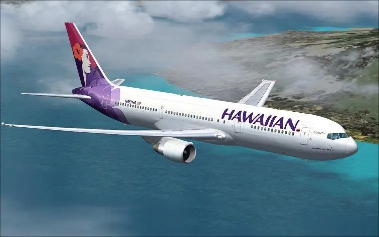 Avi&oacute;n de Hawaiian Airlines