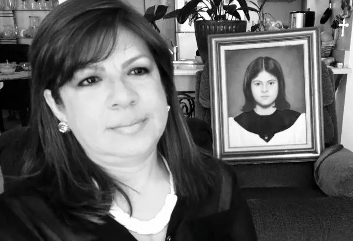 Hilda Jim&eacute;nez, madre de Katya Miranda