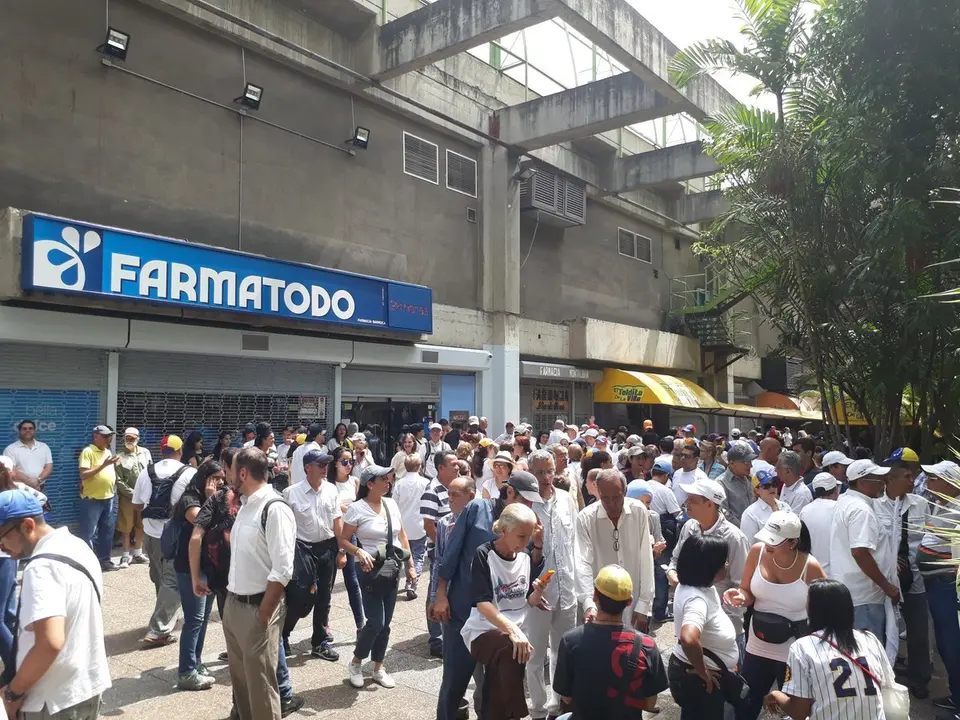 "Marcha del silencio" en Caracas, Venezuela