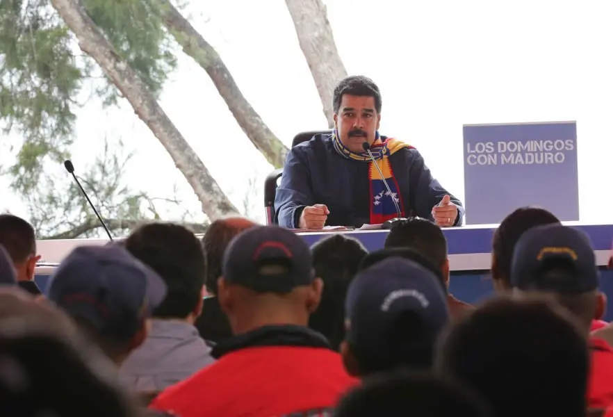 Nicol&aacute;s Maduro en su programa televisivo