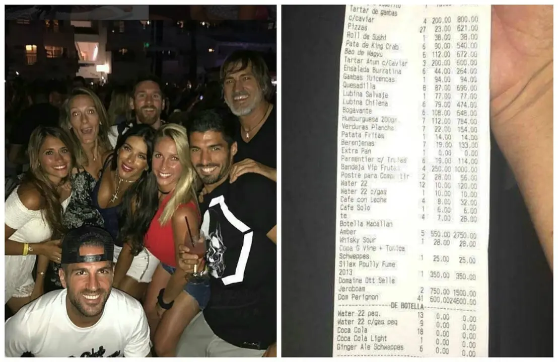 Messi de vacaciones en Ibiza