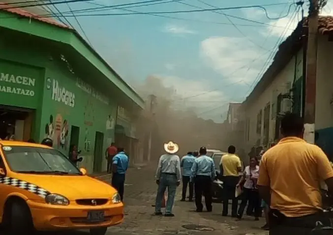 Incendio en Chalatenango
