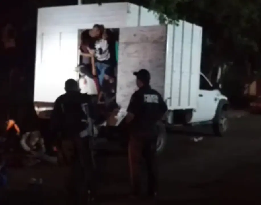 Migrantes rescatados en Mexico