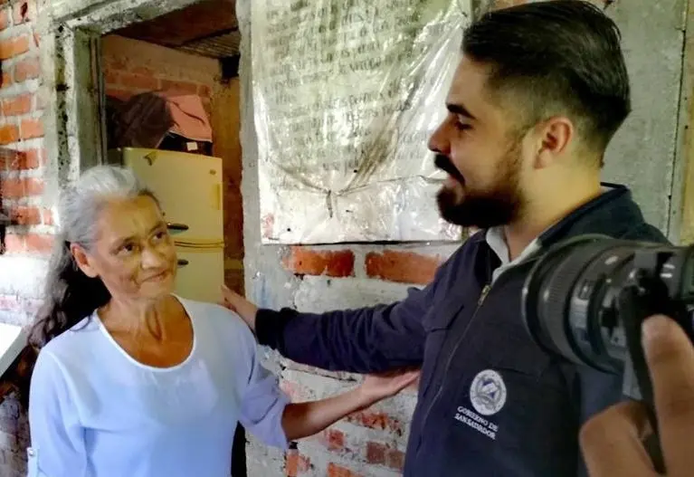 Carlos Marroqu&iacute;n, empleado de la alcald&iacute;a de San Salvador