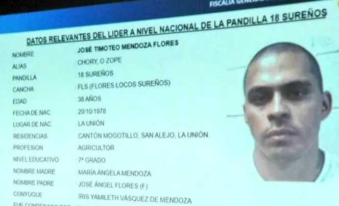 Jos&eacute; Timoteo Mendoza, "el Chory"