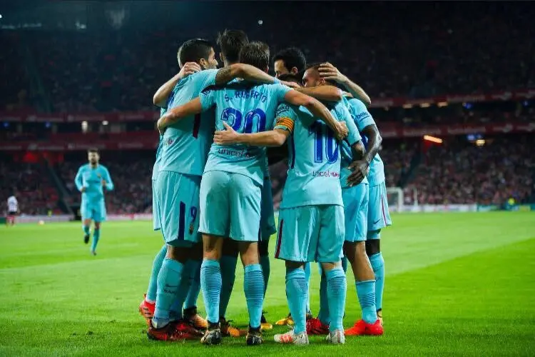 Jugadores del Barcelona