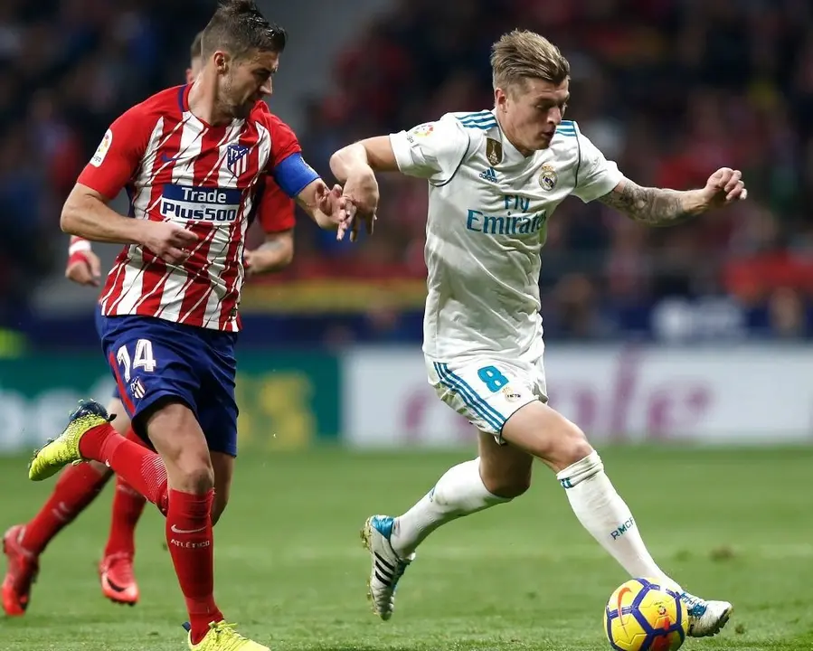 Atl&eacute;tico de Madrid contra Real Madrid