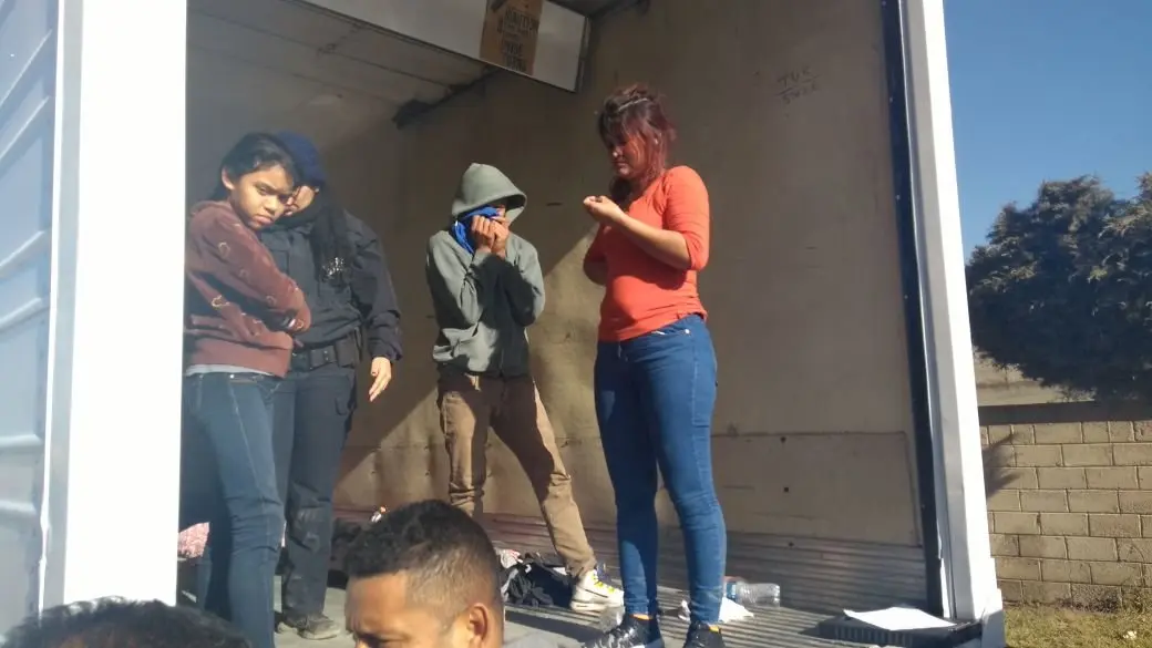 Inmigrantes rescatados