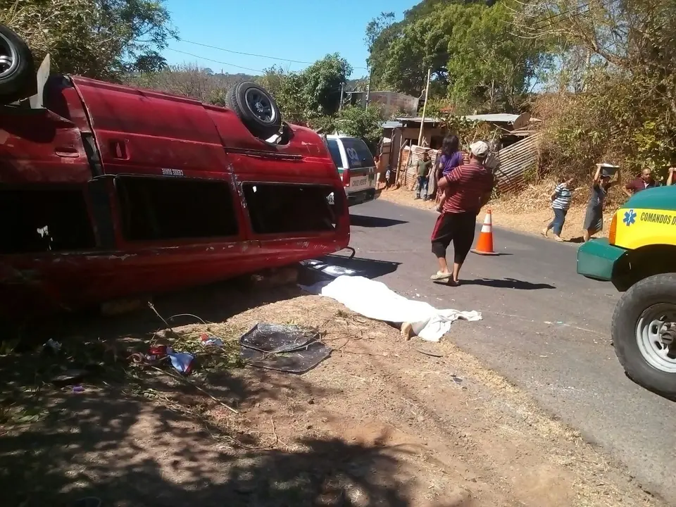Accidente en Rosario de Mora