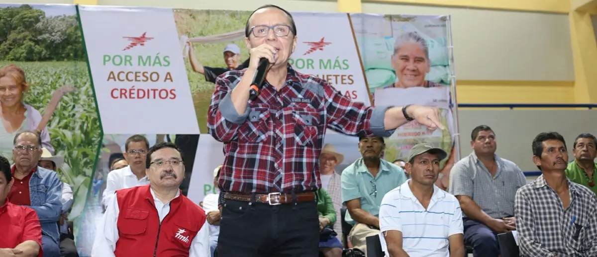 Gerson Mart&iacute;nez en mitin